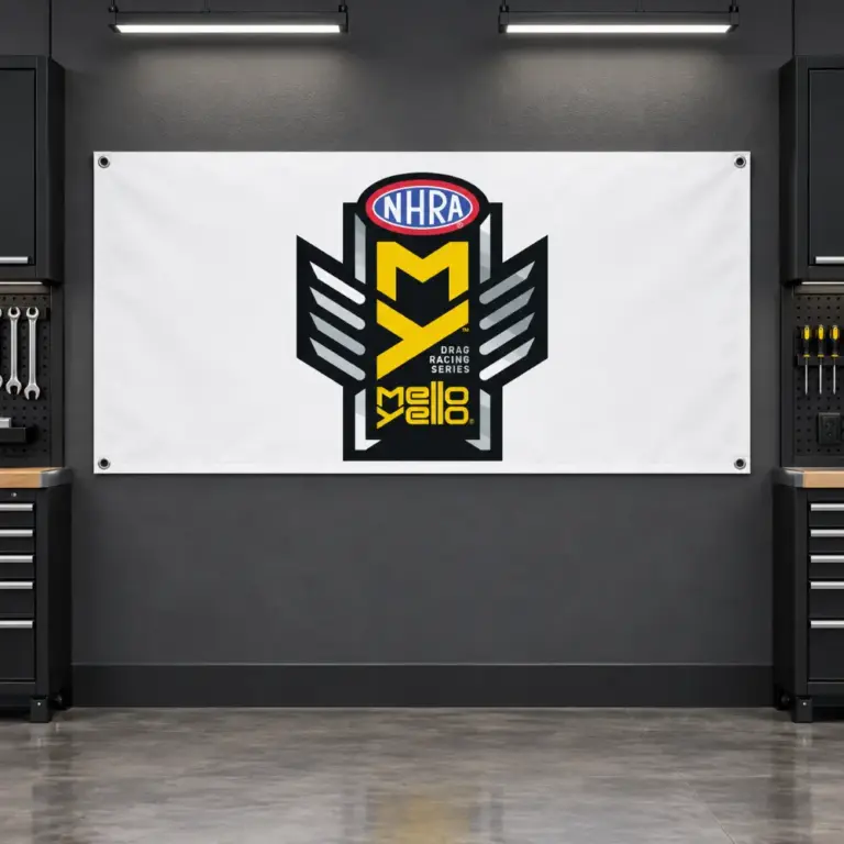 Mello Yello Racing NHRA Garage Banner