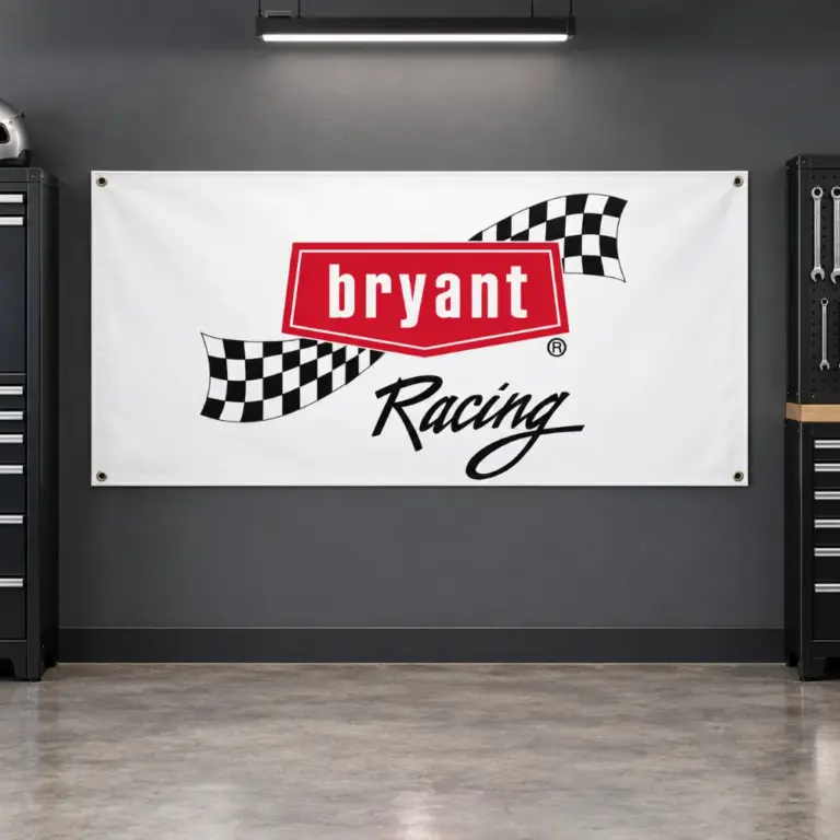 Bryant Racing Garage Banner