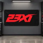 23XI Racing Garage Banner