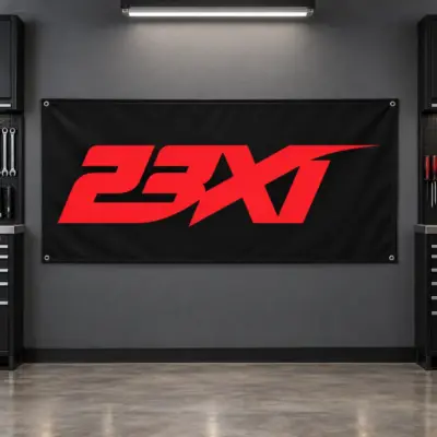 23XI Racing Garage Banner