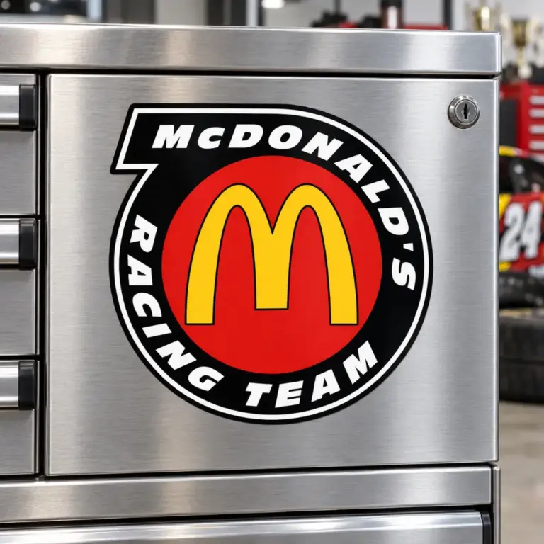McDonalds Racing Team Decal