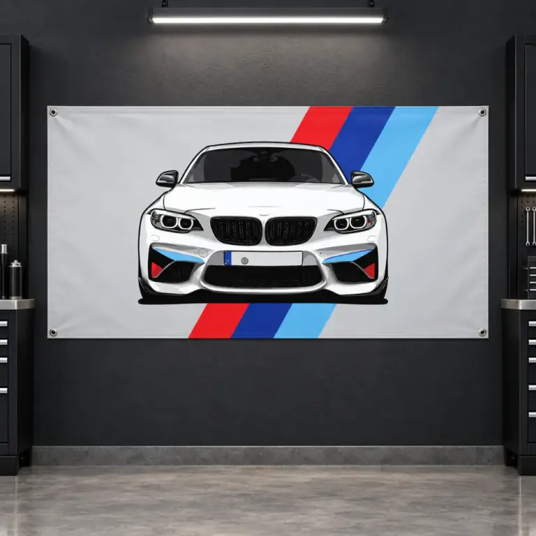 BMW M2 Motorsport Garage Banner