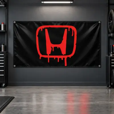 Honda Drip Garage Banner