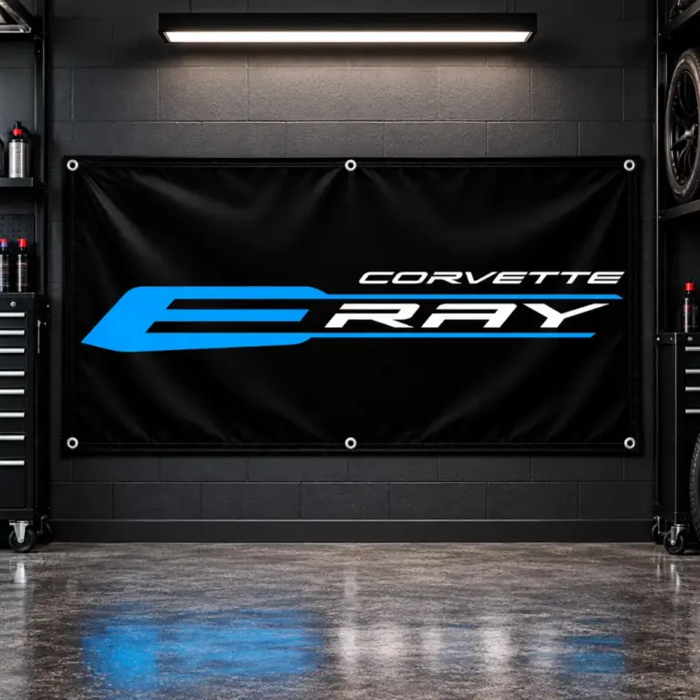 Corvette E-Ray Garage Banner