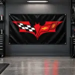 Corvette C6 Batman Garage Banner