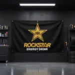 Rockstar Energy Drink Garage Banner