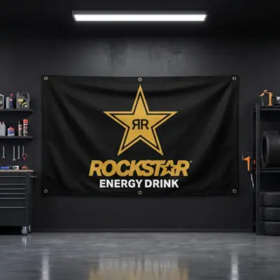 Rockstar Energy Drink Garage Banner