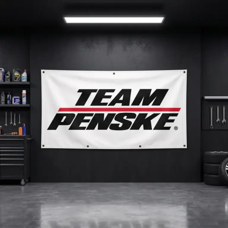 Team Penske Garage Banner