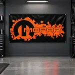Mopar Splash Splatter Garage Banner
