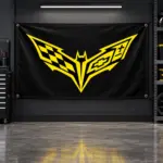 Corvette C7 Batman Garage Banner